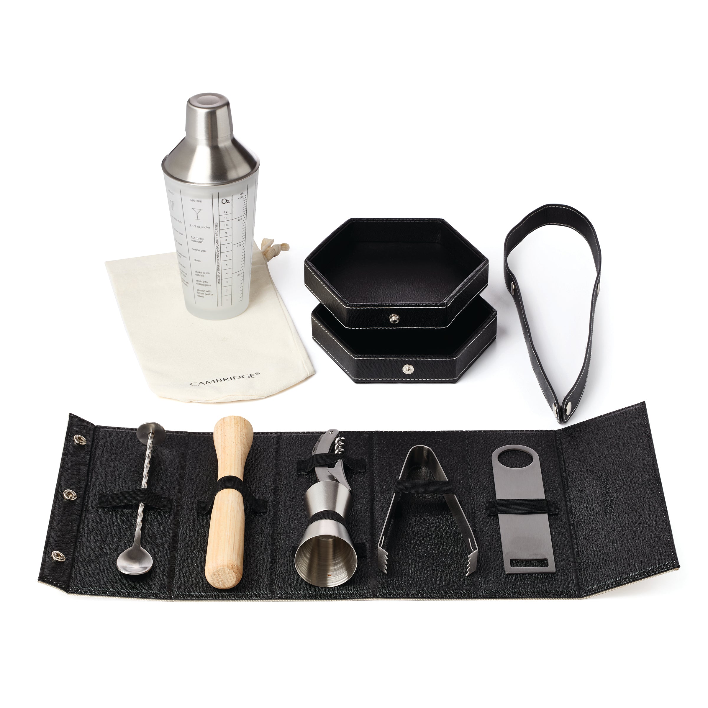 Lenox Fine Lenox Fine Canvas Travel Bar Tool Set - Image 2