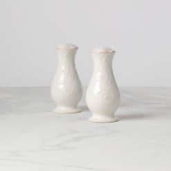 Lenox Fine Lenox Fine French Perle White Salt & Pepper Set