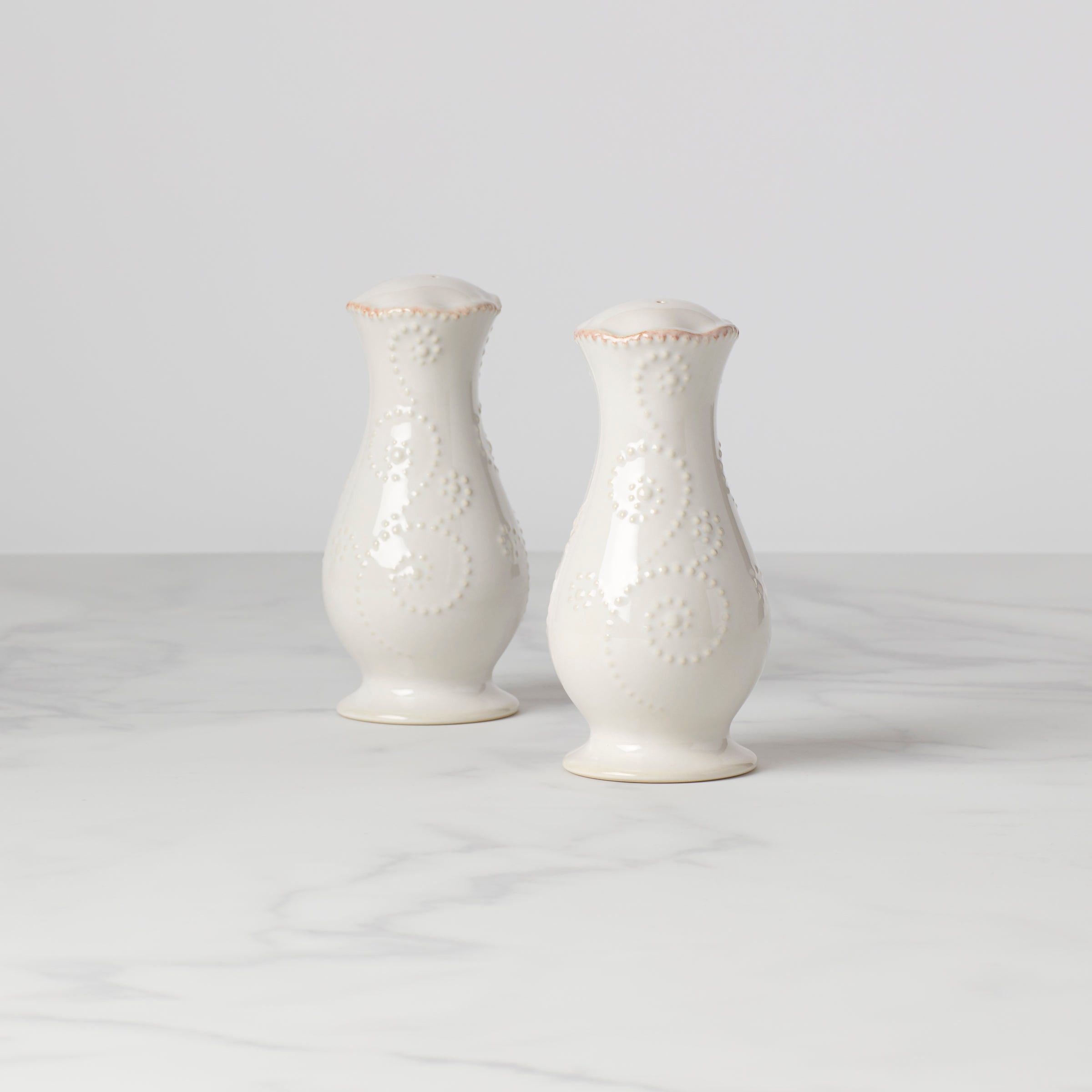 Lenox Fine Lenox Fine French Perle White Salt & Pepper Set