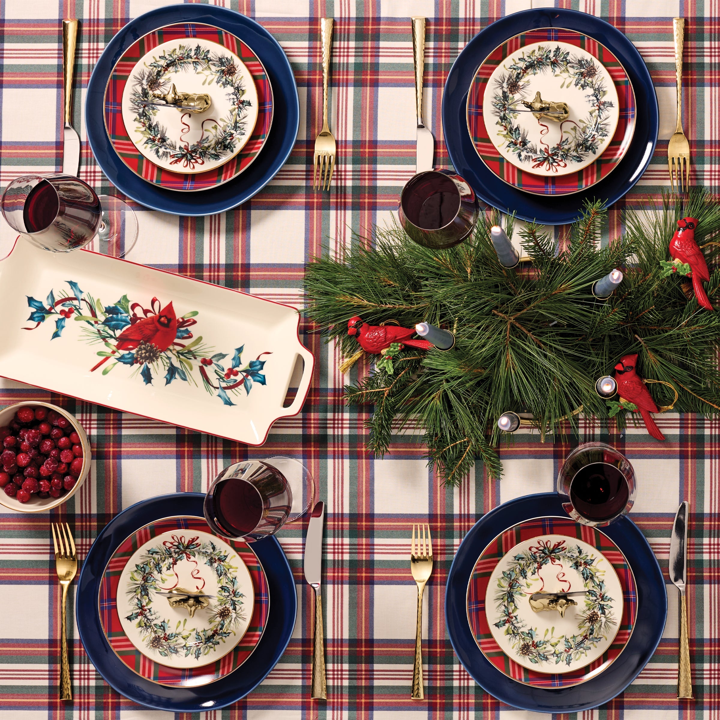 Lenox Fine Lenox Fine Winter Greetings 12-Piece Dinnerware Set - Image 10