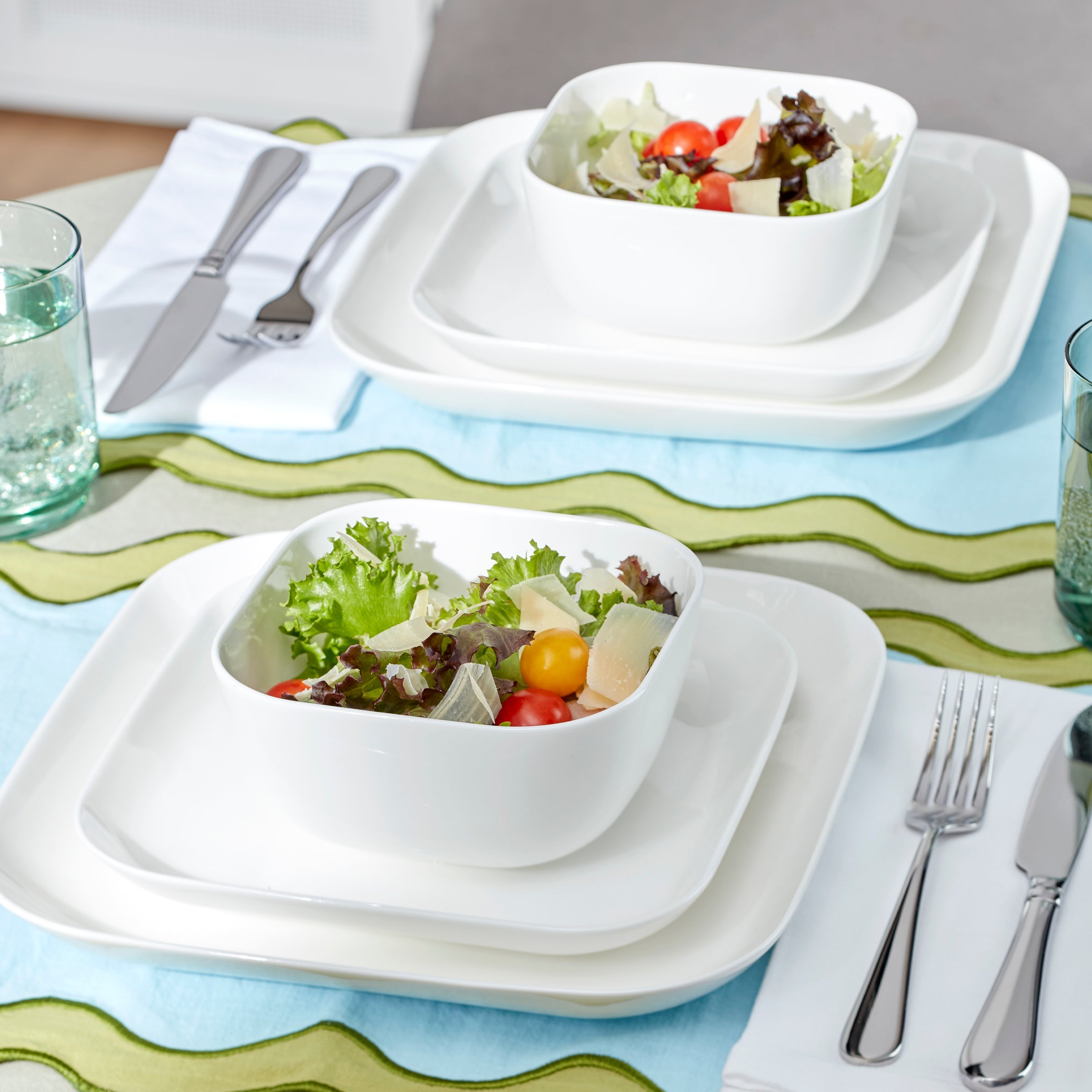 Lenox Fine Lenox Fine Studio 1414 Square 16-Piece Dinnerware Set - Image 3