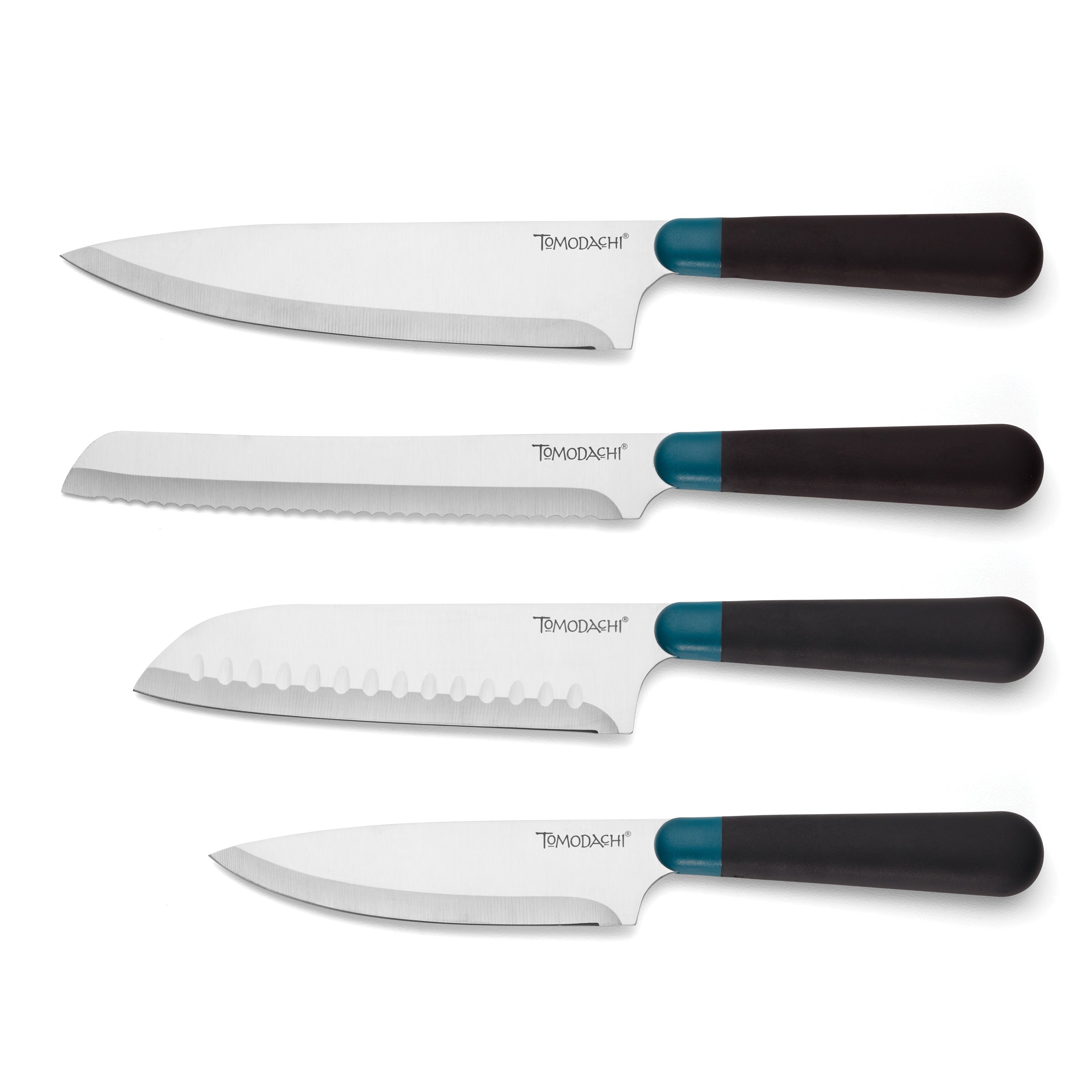 Lenox Fine Lenox Fine Keen Black Marble 5-Piece Bristle Cutlery Block Set - Image 3