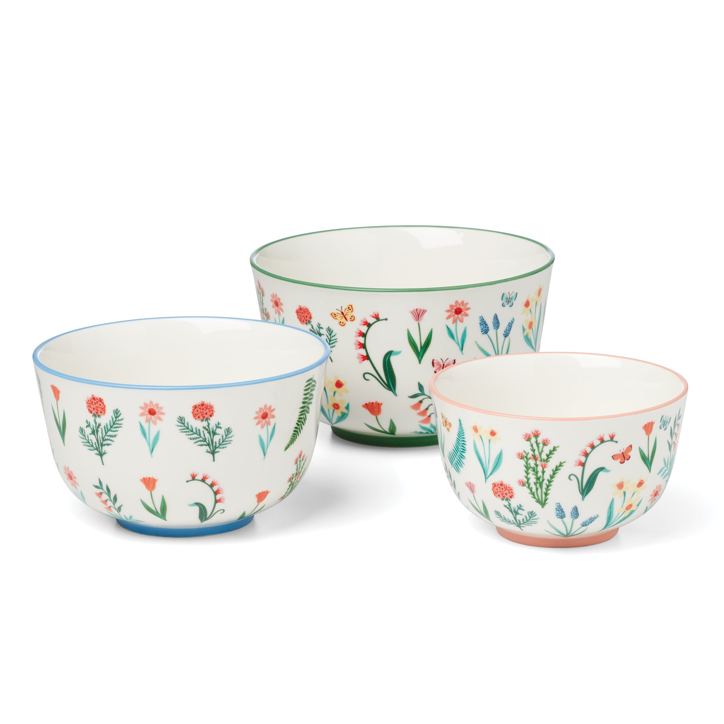Lenox Fine Lenox Fine First Blooms 3-Piece Nesting Bowl Set - Image 2