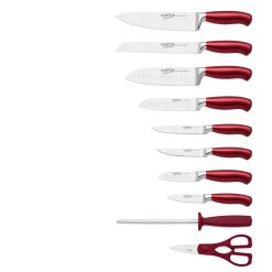 Alternative view of Lenox Fine Lenox Fine Argentum Red 14-Piece Cutlery Block Set