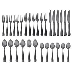 Alternative view of Lenox Fine Lenox Fine Opera Black Titanium 30-Piece Flatware Set