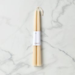 Lenox Fine Lenox Fine Dipped Parchment 12 Taper Candle, Set of 2