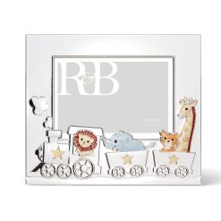 Lenox Fine Lenox Fine Animal Train Silverplate 5x7 Photo Frame