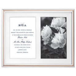 Lenox Fine Lenox Fine Rosy Glow Double 5x7 Photo Frame
