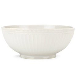 Alternative view of Lenox Fine Lenox Fine French Perle Groove White Medium Bowl