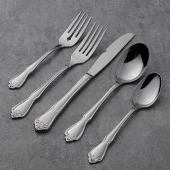 Alternative view of Lenox Fine Lenox Fine True Rose 45 Piece Everyday Flatware Set, Service For 8