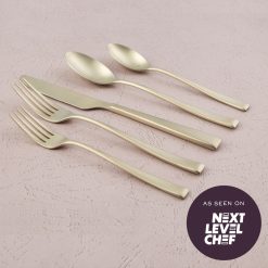 Alternative view of Lenox Fine Lenox Fine Marlise Champagne Satin 20-Piece Flatware Set
