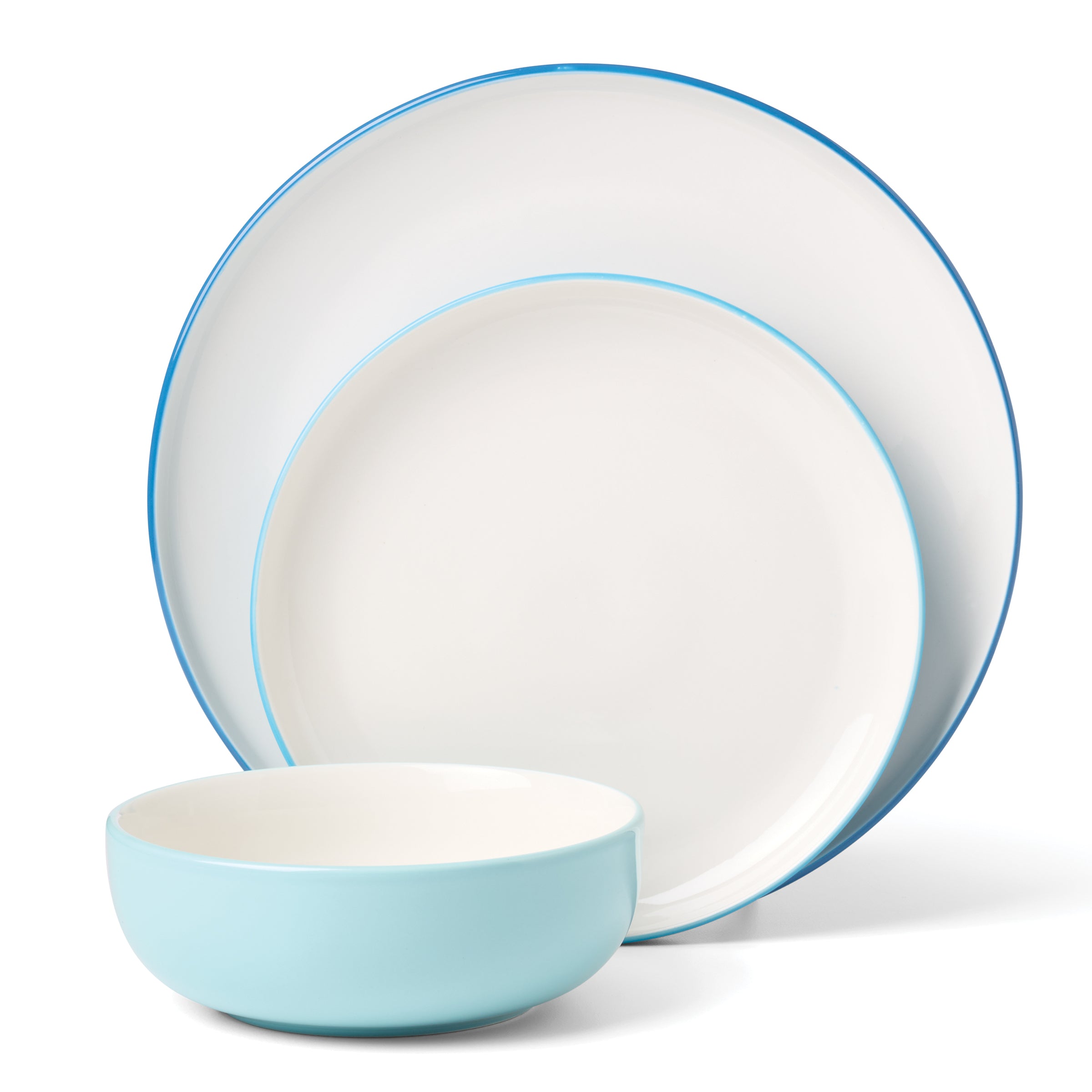 Lenox Fine Lenox Fine 24 Seven Colors Turquoise 12-Piece Dinnerware Set - Image 13
