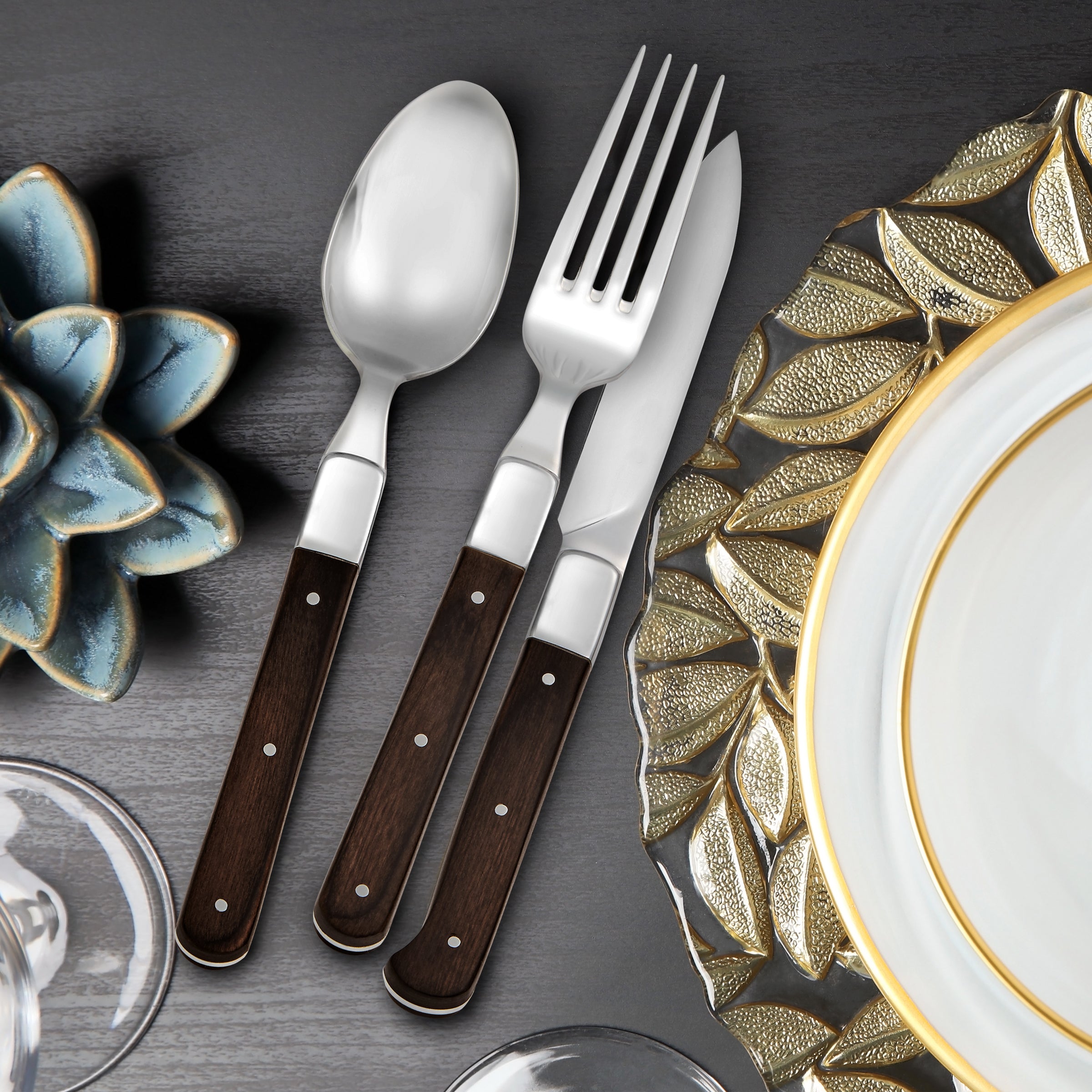 Lenox Fine Lenox Fine St. Michel 20-Piece Flatware Set - Image 5