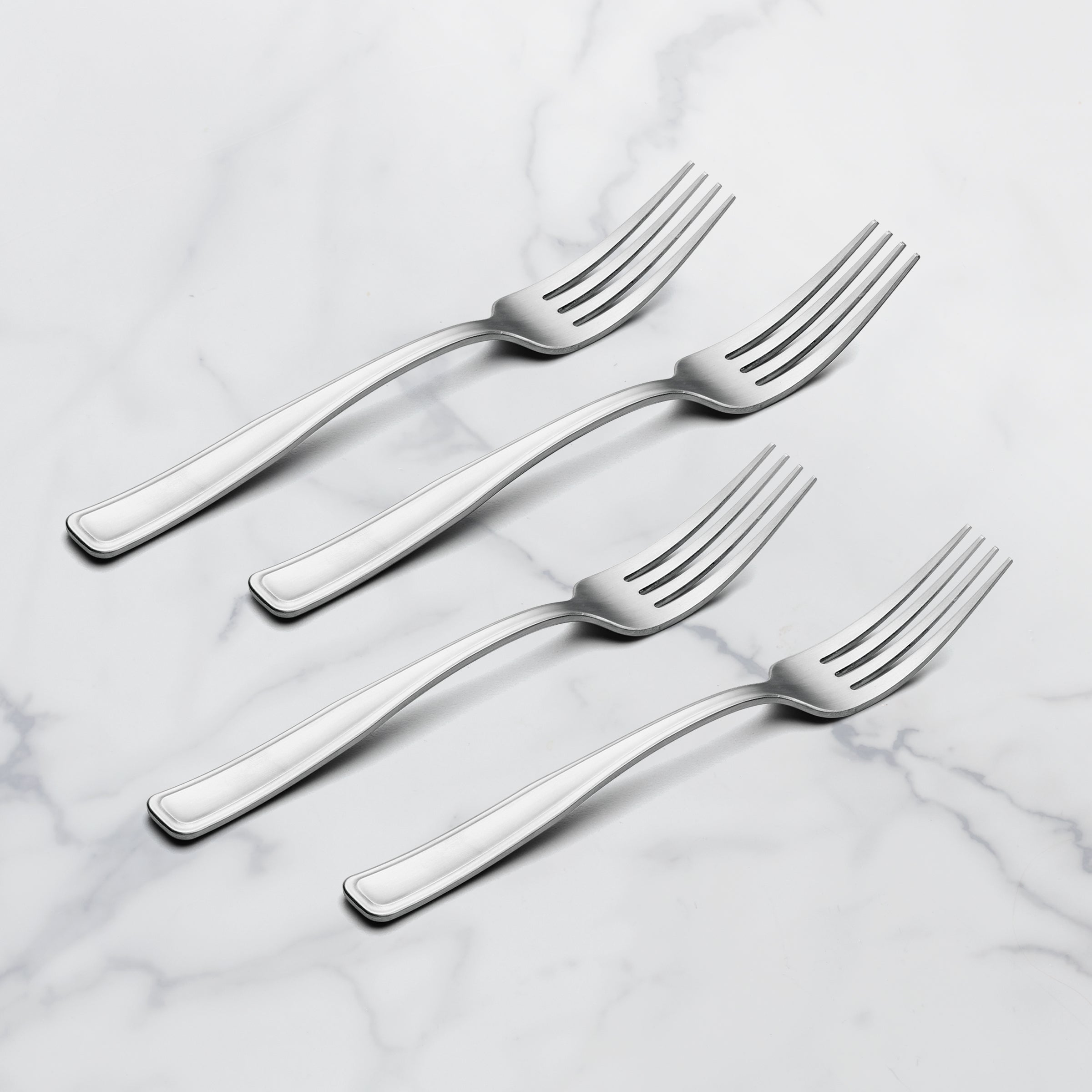 Lenox Fine Lenox Fine Reid Satin Salad Forks, Set of 4