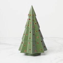 Alternative view of Lenox Fine Lenox Fine Evergreen Large Lit Tree Figurine