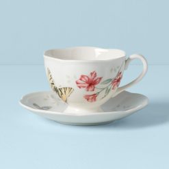 Lenox Fine Lenox Fine Butterfly Meadow Dragonfly Cup & Saucer