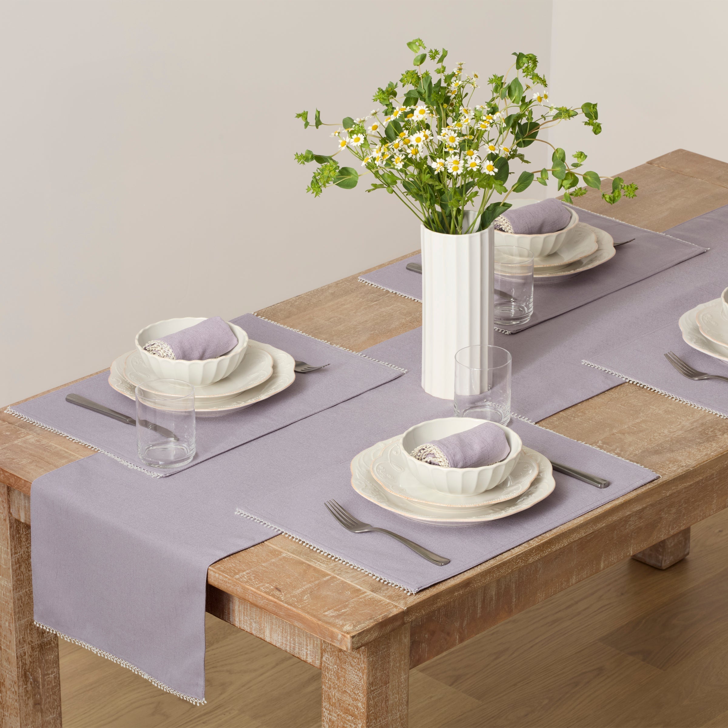 Lenox Fine Lenox Fine French Perle Violet Placemat - Image 3