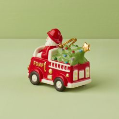 Alternative view of Lenox Fine Lenox Fine Santa In Fire Truck Ornament