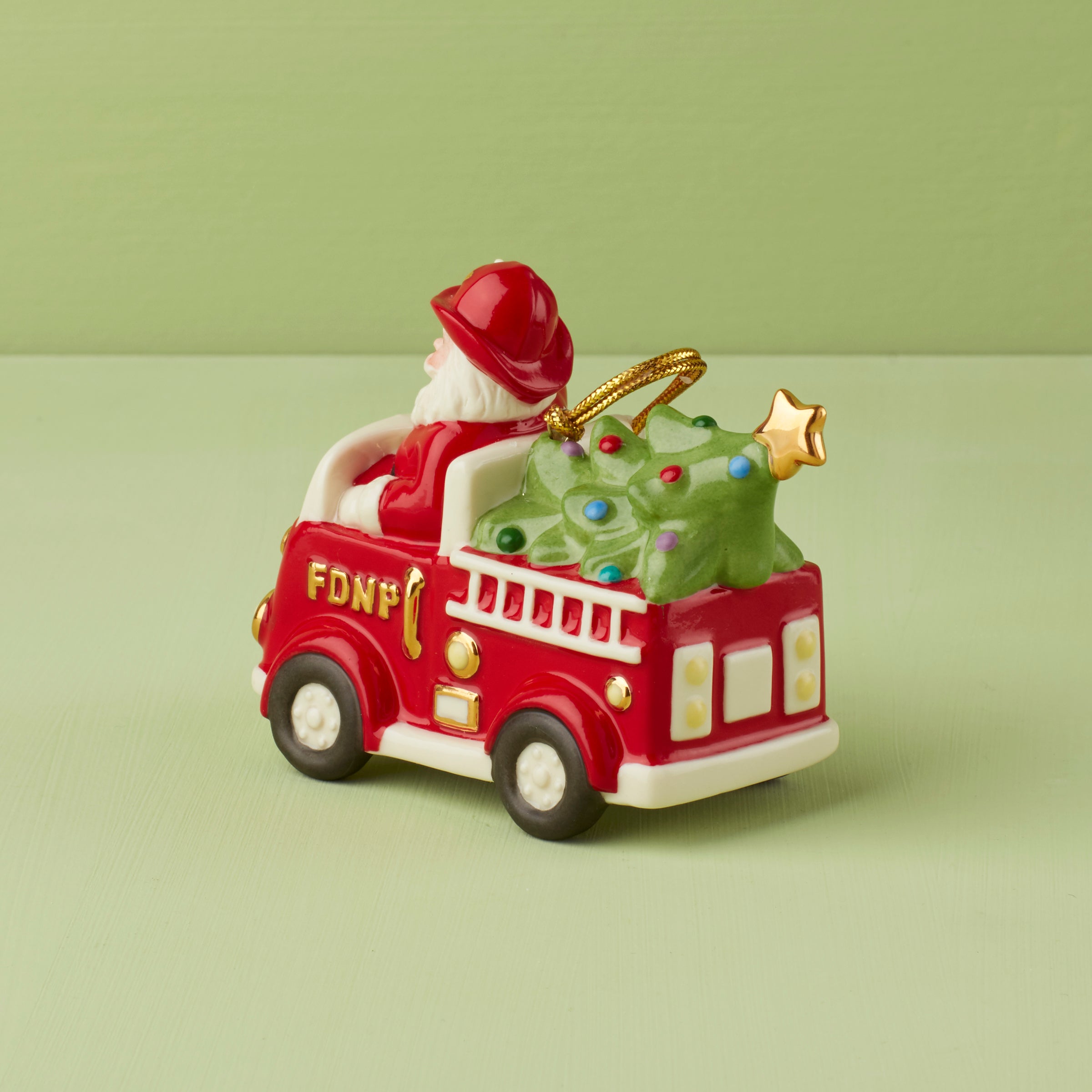 Lenox Fine Lenox Fine Santa In Fire Truck Ornament - Image 2