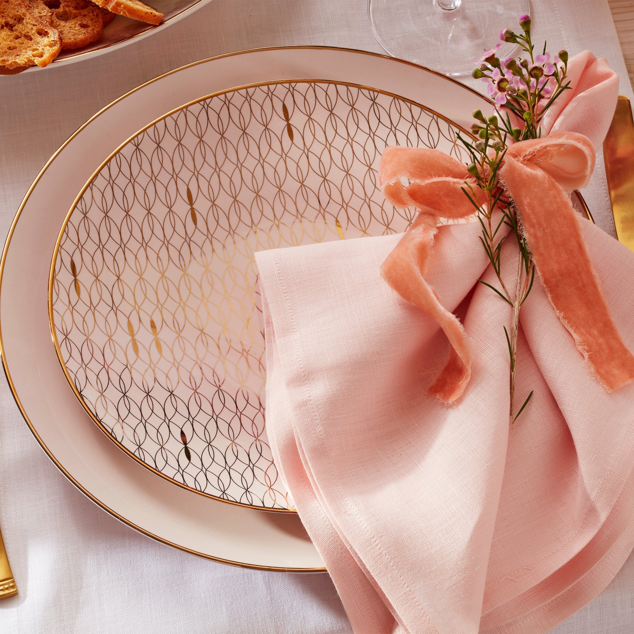 Lenox Fine Lenox Fine Trianna Blush 12-Piece Dinnerware Set - Image 7
