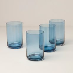Lenox Fine Lenox Fine Tuscany Classics Stackable Blue Coolers, Set of 4