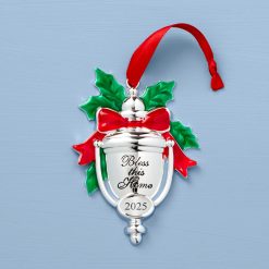 Lenox Fine Lenox Fine 2026 Bless This Home Silverplate Ornament