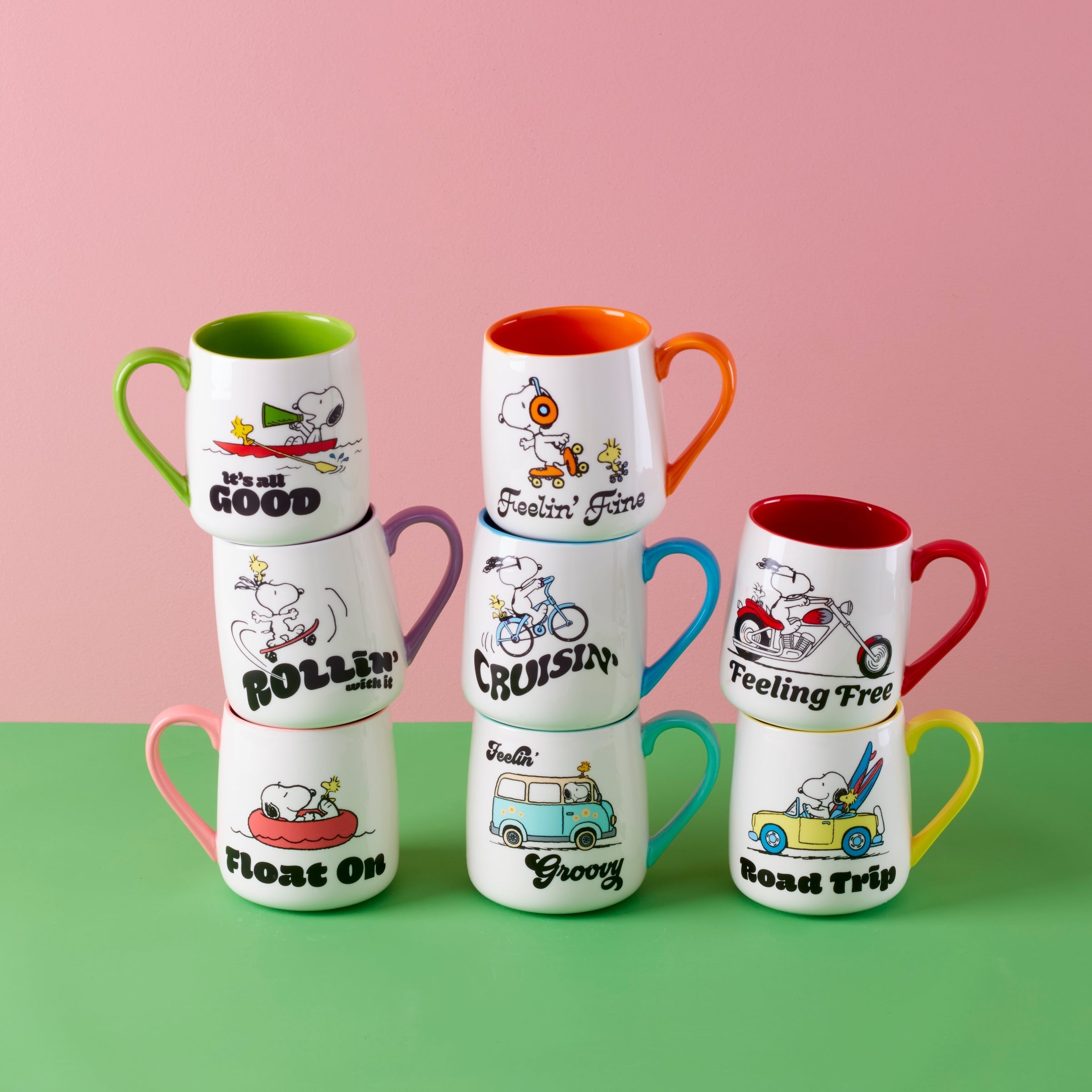 Lenox Fine Lenox Fine Peanuts Mugs Groovy-Feeling Free, Set of 2 - Image 5