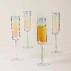 Alternative view of Lenox Fine Lenox Fine Tuscany Classics Iridescent Flute Glasses, Set of 4