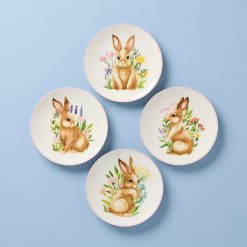 Lenox Fine Lenox Fine Bunny Accent Plates, Set of 4