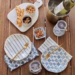 Alternative view of Lenox Fine Lenox Fine Blue Bay Melamine Assorted Accent Plates, Set of 4