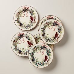Lenox Fine Lenox Fine Winter Greetings Salad Plates, Set of 6
