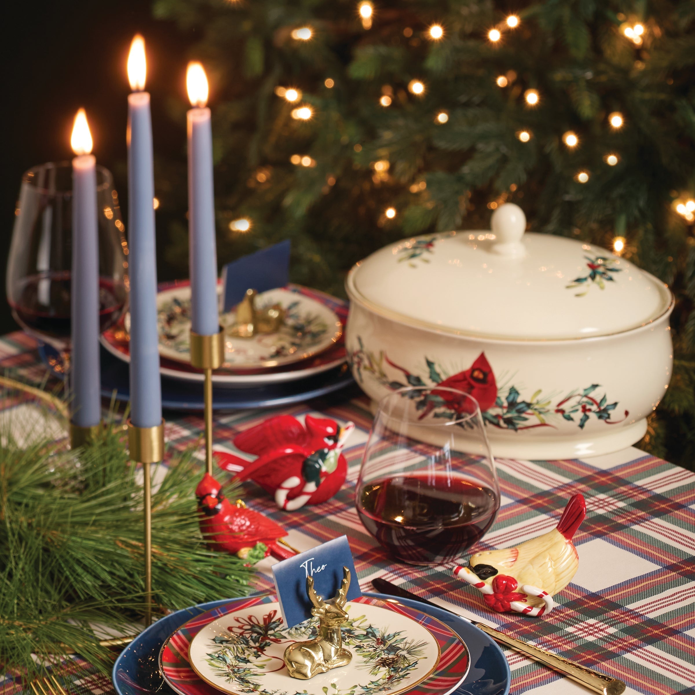 Lenox Fine Lenox Fine Winter Greetings 12-Piece Dinnerware Set - Image 4