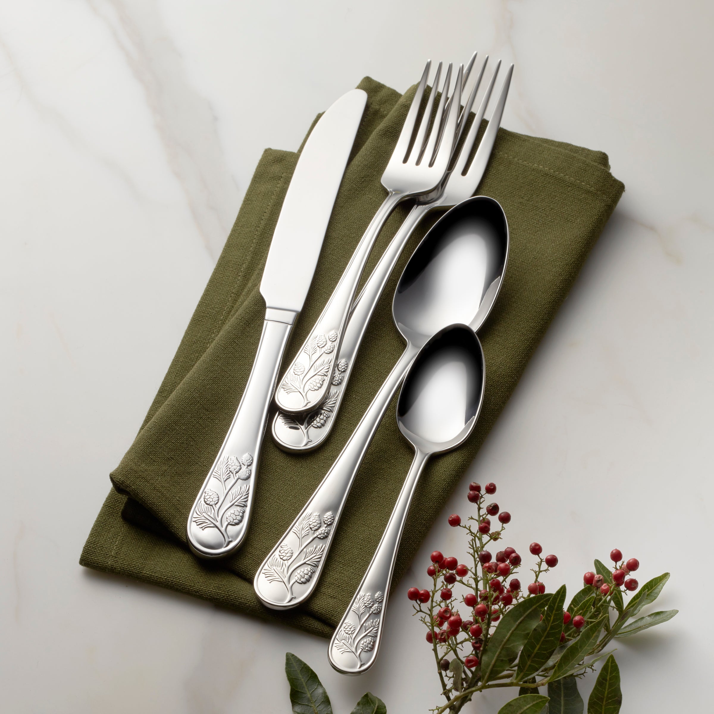 Lenox Fine Lenox Fine Chestnut Ridge 65-Piece Flatware Set - Image 5