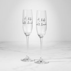 Lenox Fine Lenox Fine Charmed Life 2-Piece Toasting Flutes