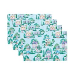 Lenox Fine Lenox Fine Lenox Spice Village Allover Placemats, Set of 4