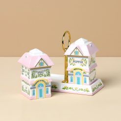 Alternative view of Lenox Fine Lenox Fine Lenox Spice Village Salt & Pepper with Tray