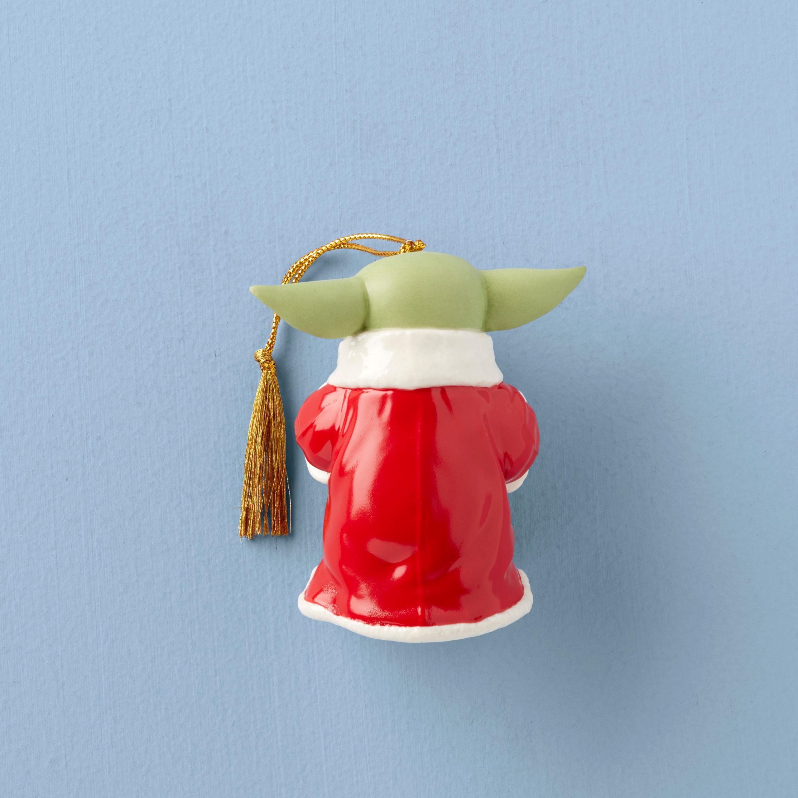 Lenox Fine Lenox Fine Holiday Grogu with Stocking Ornament - Image 3