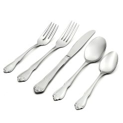 Lenox Fine Lenox Fine True Rose 45 Piece Everyday Flatware Set, Service For 8