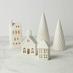 Alternative view of Lenox Fine Lenox Fine Illuminated Modern Village 5-Piece Set