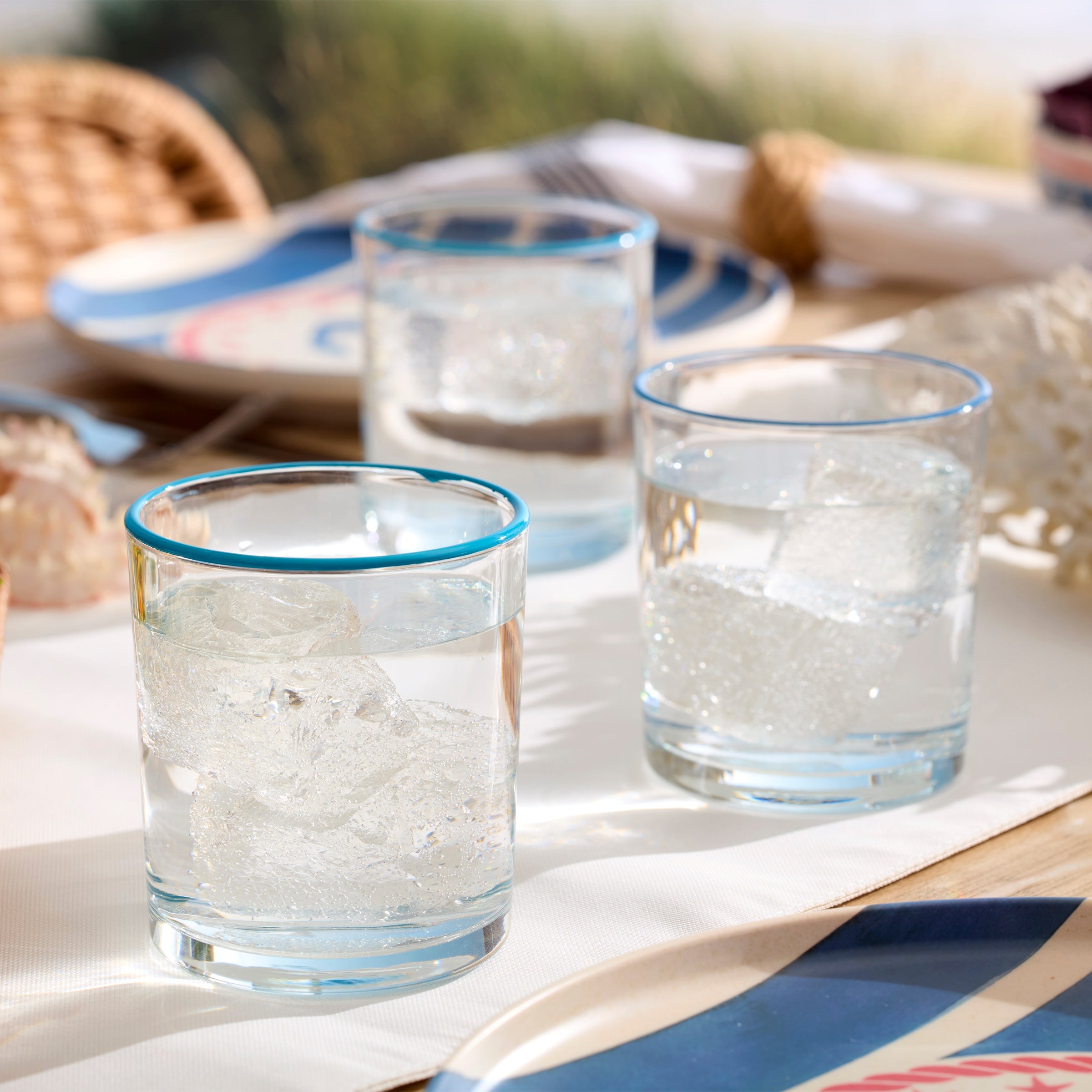 Lenox Fine Lenox Fine 24 Seven Turquoise 6-Piece Medium Tumbler Set - Image 3