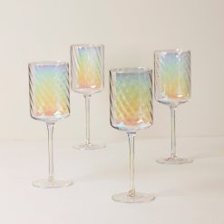 Lenox Fine Lenox Fine Tuscany Classics Iridescent Red Wine Glasses, Set of 4