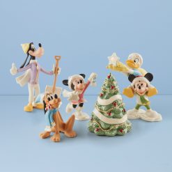 Lenox Fine Lenox Fine Disney Winter Fun 5-Piece Figurine Set
