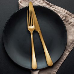 Alternative view of Lenox Fine Lenox Fine Mirabella Gold Titanium Satin 20-Piece Flatware Set