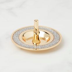 Lenox Fine Lenox Fine Sitting Pretty Silver Glitter Ring Dish