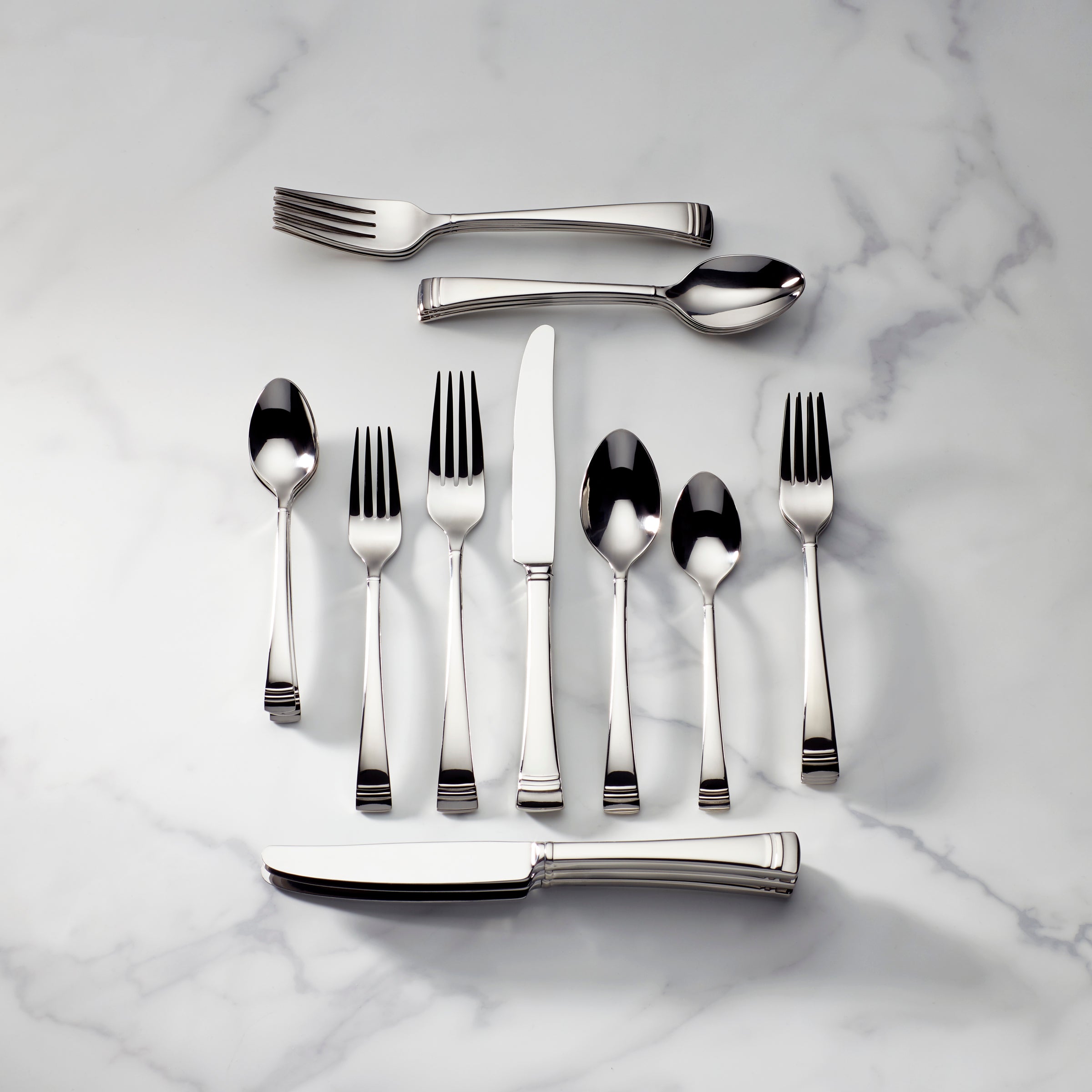 Lenox Fine Lenox Fine Federal Platinum 20-Piece Flatware Set - Image 2