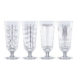 Lenox Fine Lenox Fine New Vintage Crystal Iced Beverage Glasses, Set of 4