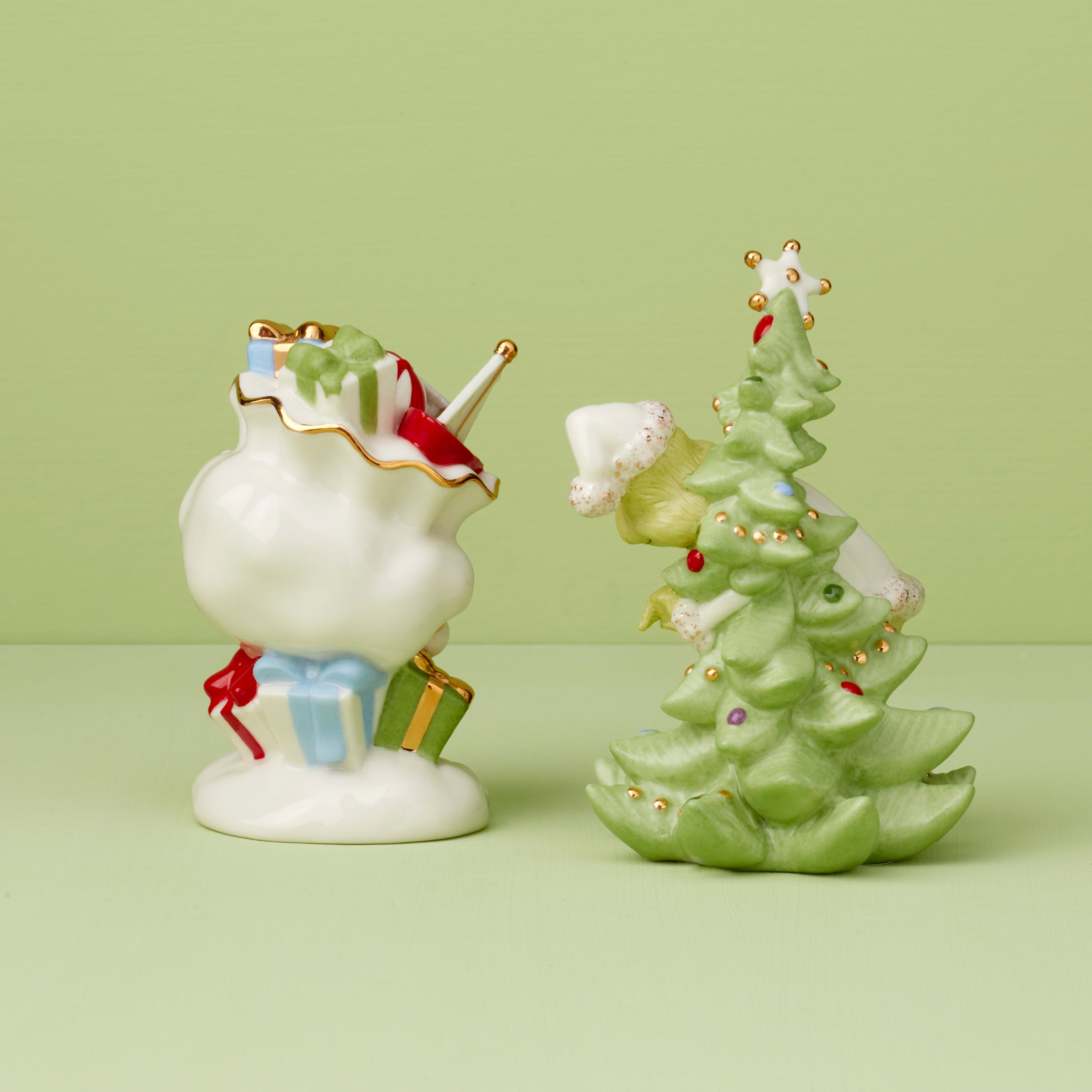 Lenox Fine Lenox Fine Merry Grinchmas Salt & Pepper Set - Image 2