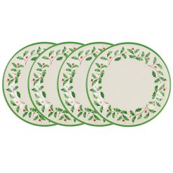 Alternative view of Lenox Fine Lenox Fine Holiday Melamine Dinner Plates, Set of 4