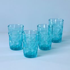 Lenox Fine Lenox Fine Butterfly Meadow Blue Tall Glasses, Set of 4