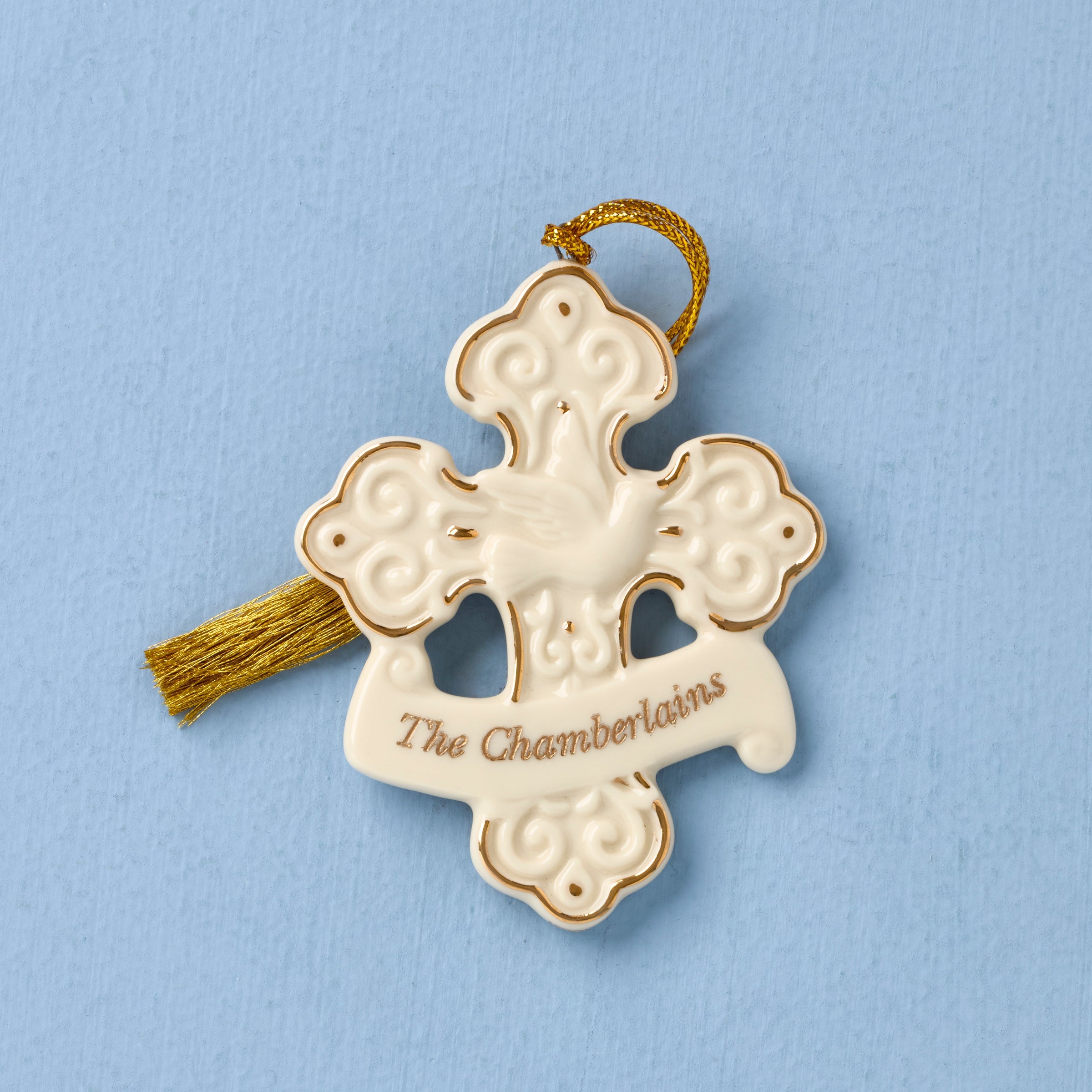Lenox Fine Lenox Fine Personalized My Family Cross Ornament